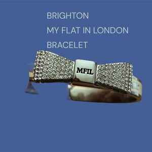 BRIGHTON HARD TO FIND “MY FLAT IN LONDON” BOW BRACELET